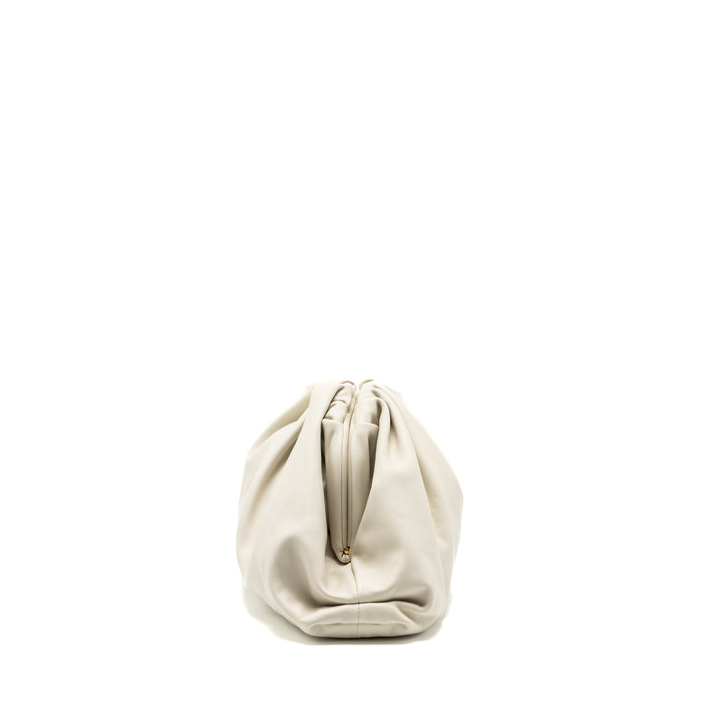 Bottega Veneta The Pouch Calfskin White GHW