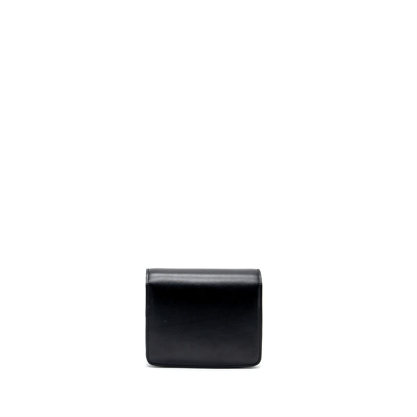 Celine mini classic box bag calfskin Black GHW