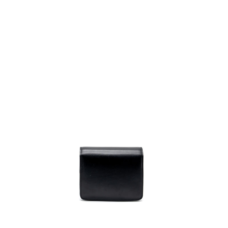 Celine mini classic box bag calfskin Black GHW
