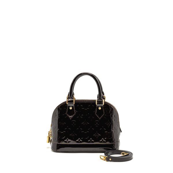 Louis Vuitton Alma BB Monogram Patent Amatante GHW