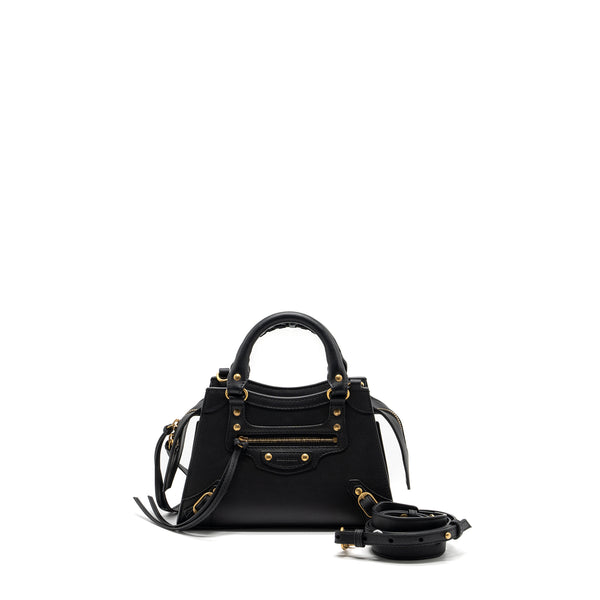 Balenciaga Neo Classic Mini Handbag Smooth Calfskin Black GHW