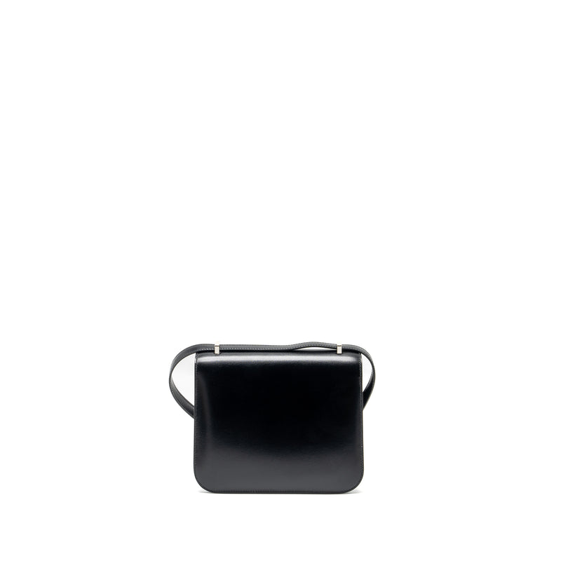 Hermes Mini Constance box calfskin black SHW stamp Y