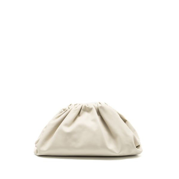Bottega Veneta The Pouch Calfskin White GHW