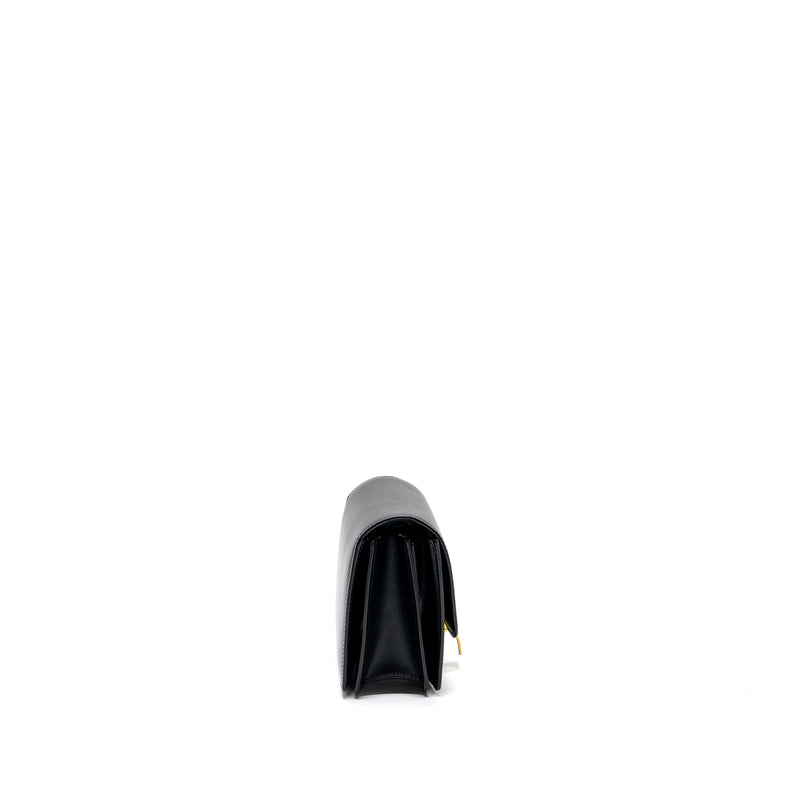 Celine mini classic box bag calfskin Black GHW