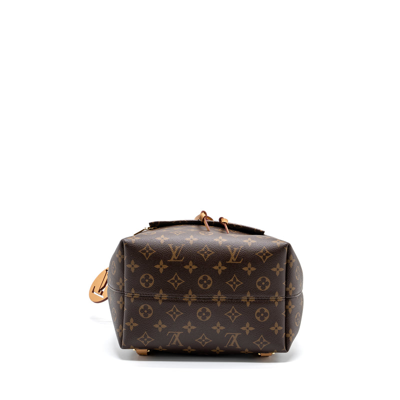 Louis Vuitton Montsouris PM backpack monogram canvas / leather GHW (New Version)
