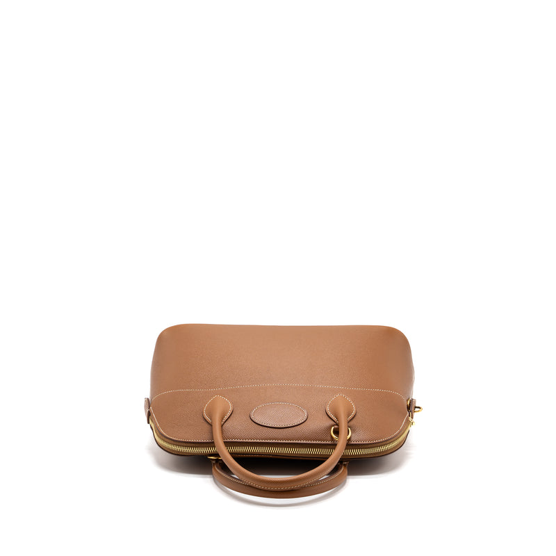 Hermes Bolide 31 Epsom Gold GHW Stamp Circle Z