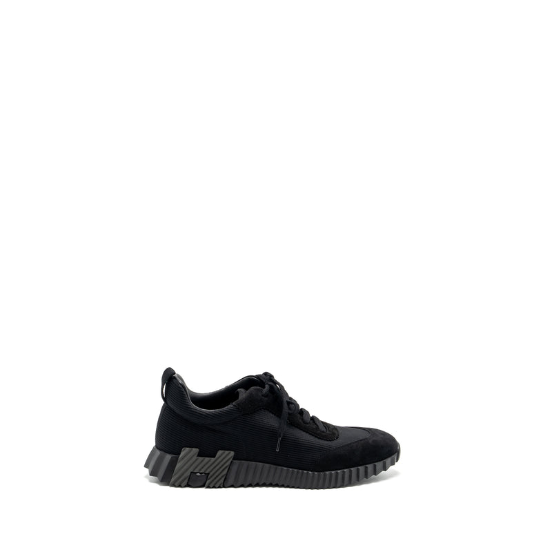 Hermes Size 44 Homme Bouncing Sneaker Mesh/Velours Black