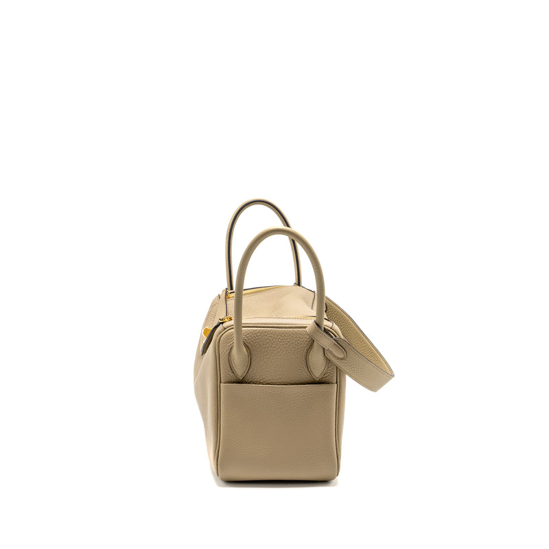 Hermes Lindy 26 Clemence Beige Marfa GHW Stamp W