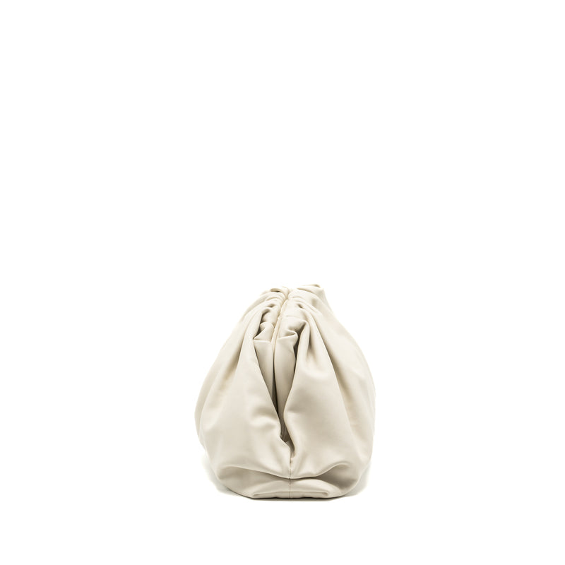 Bottega Veneta The Pouch Calfskin White GHW