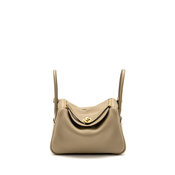 Hermes Lindy 26 Clemence Beige Marfa GHW Stamp W