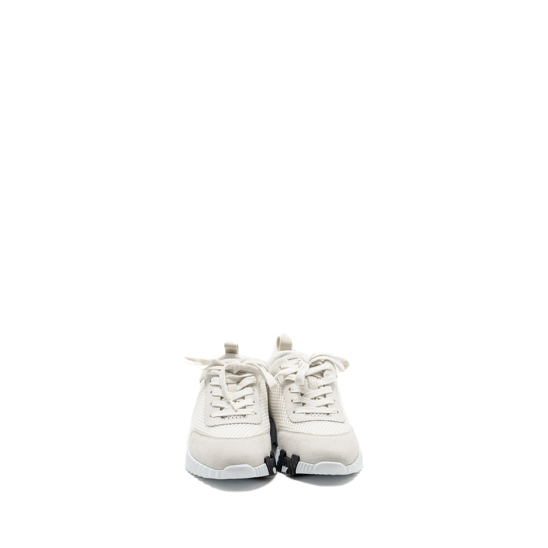 Hermes Size 36 Femme Bouncing Sneaker Mesh/Suede Blanc/Multicolour