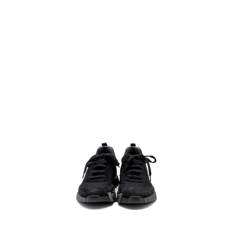 Hermes Size 44 Homme Bouncing Sneaker Mesh/Velours Black