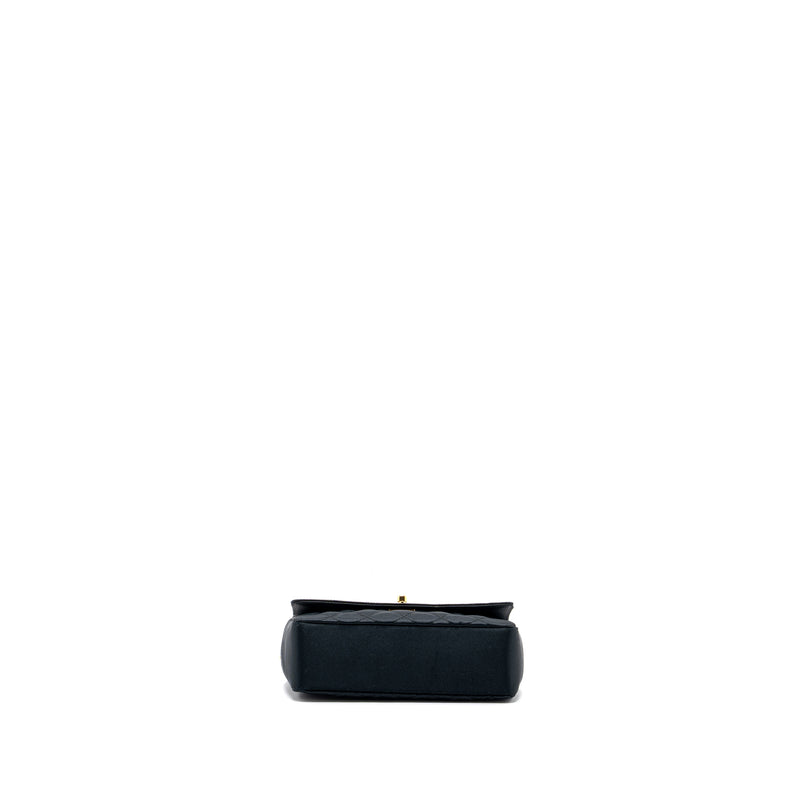 Chanel Vintage Flap Bag Satin Black GHW