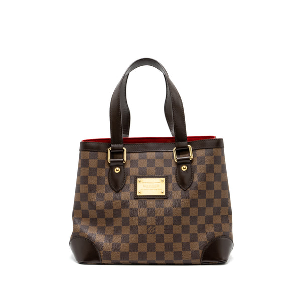 Louis Vuitton Hampstead Tote Bag Damier Ebene GHW