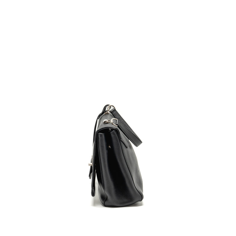 Louis Vuitton Lock Me Bag Calfskin Black SHW