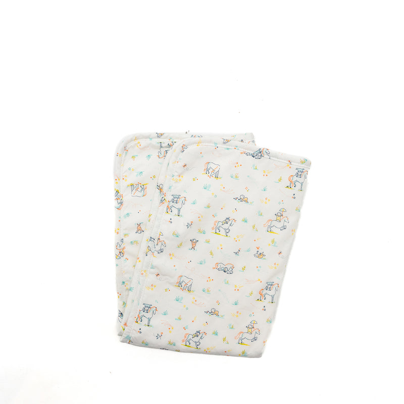 Hermes Sac A Langer Cabriole Nappy Bag Cotton Gris Pearl SHW