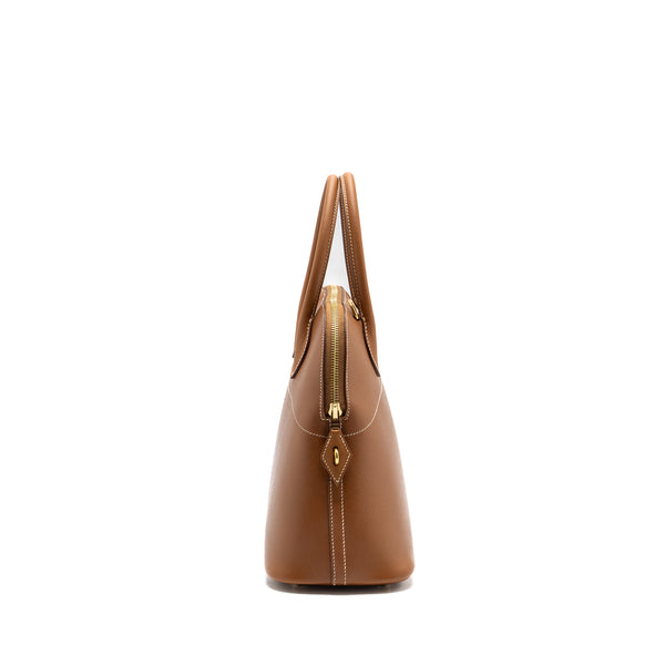 Hermes Bolide 31 Epsom Gold GHW Stamp Circle Z
