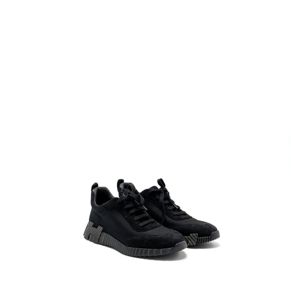 Hermes Size 44 Homme Bouncing Sneaker Mesh/Velours Black