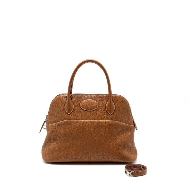 Hermes Bolide 31 Clemence Gold SHW Stamp Square R