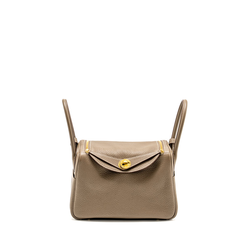Hermes Lindy 26  Clemence Etoupe GHW Stamp Z