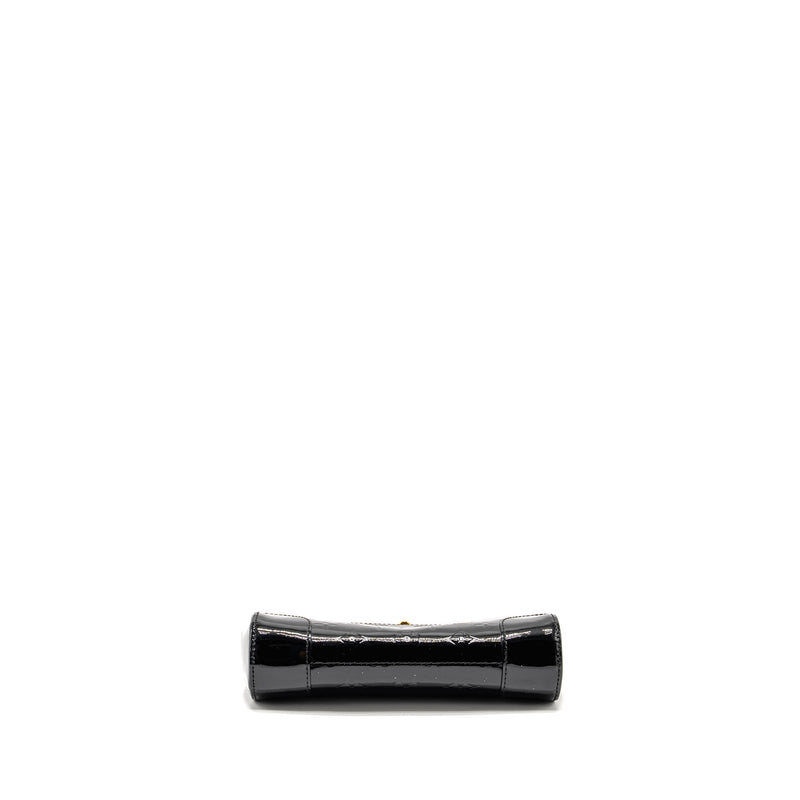 Louis Vuitton Vernis Santa Monica Clutch Patent Black GHW