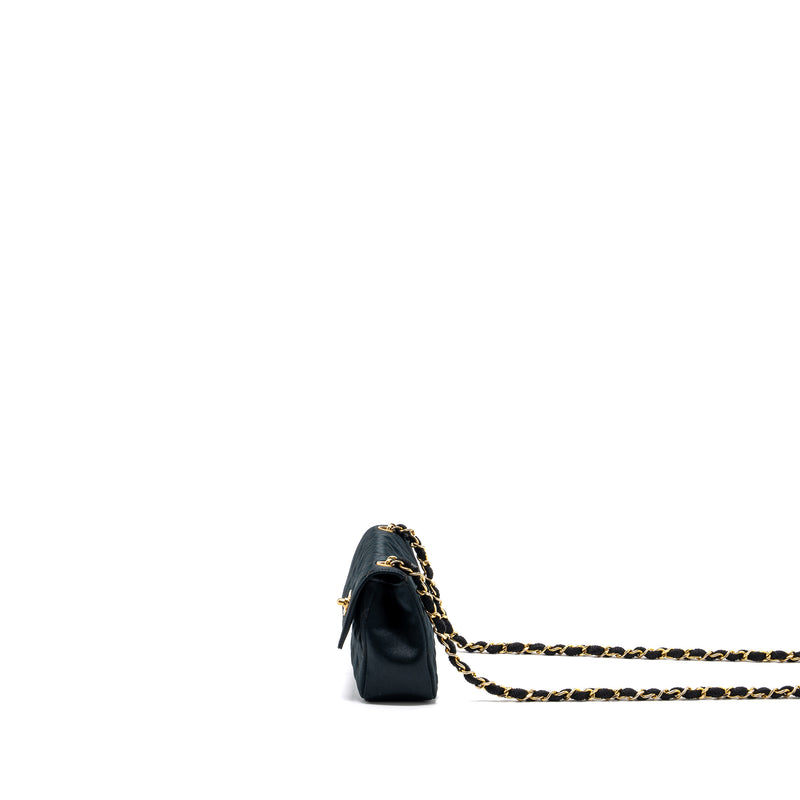 Chanel Vintage Flap Bag Satin Black GHW