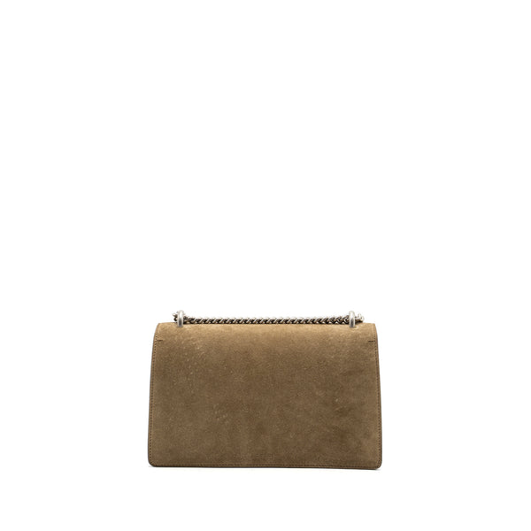 Gucci Dionysus shoulder bag suede leather light brown SHW