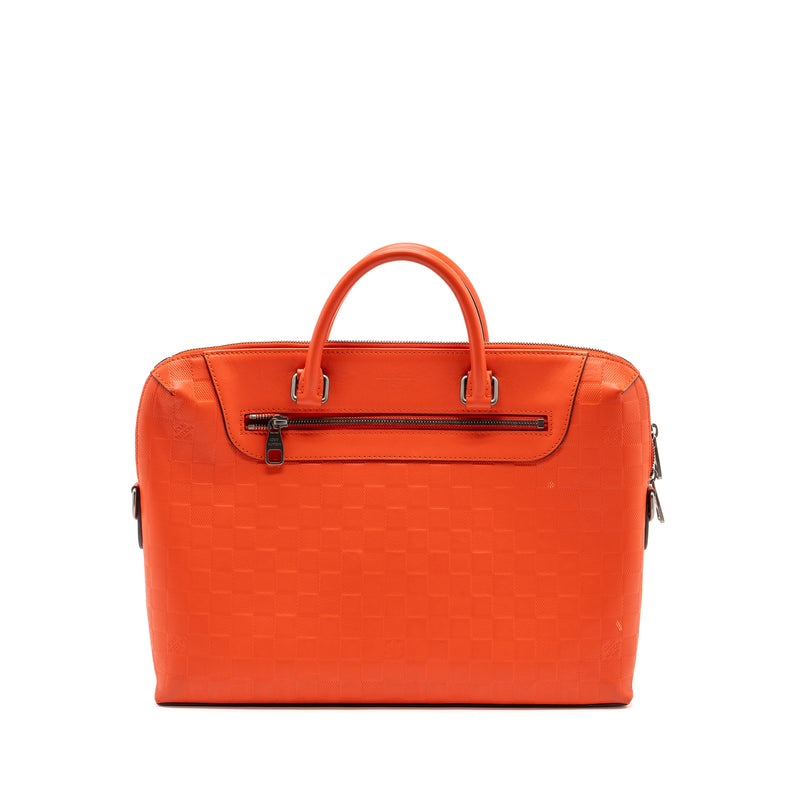 Louis Vuitton Porte-Documents Jour Damier Infini Orange SHW