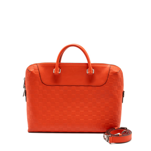 Louis Vuitton Porte-Documents Jour Damier Infini Orange SHW