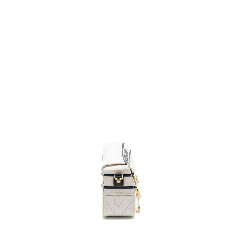 Dior Small Diorcamp Bag Calfskin White LGHW