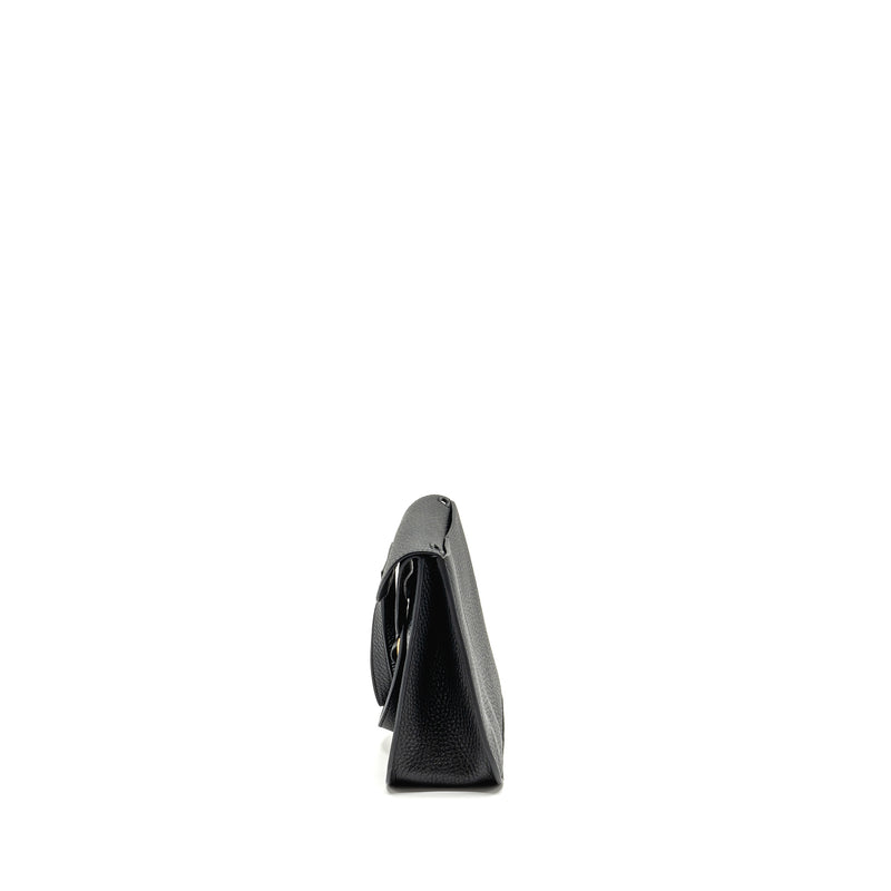 Hermes Halzan 25 Clemence Black GHW Stamp B