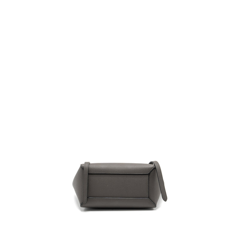 Celine nano belt bag calfskin grey GHW