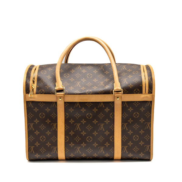 Louis Vuitton Dog Bag Monogram Canvas GHW