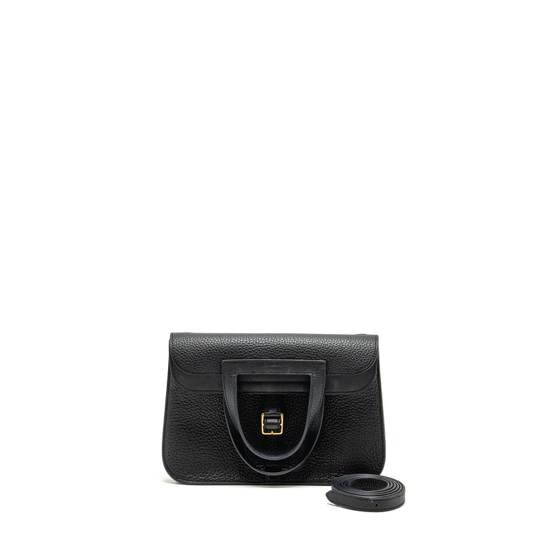 Hermes Halzan 25 Clemence Black GHW Stamp B