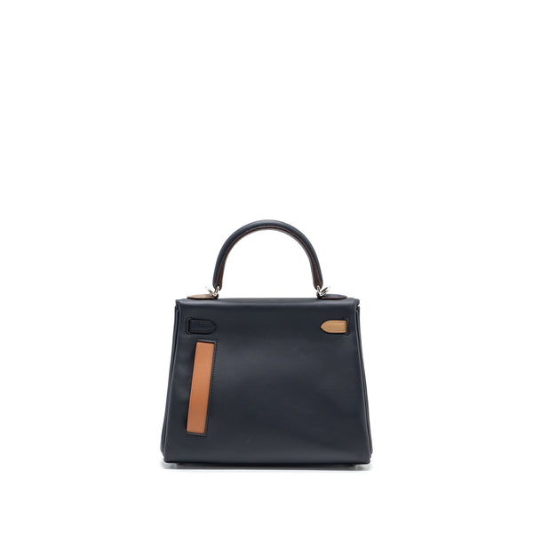 Hermes kelly colormatic SWIFT BLUE NUIT/CHAI/ETOUPE/GOLD/BLACK SHW STAMP U