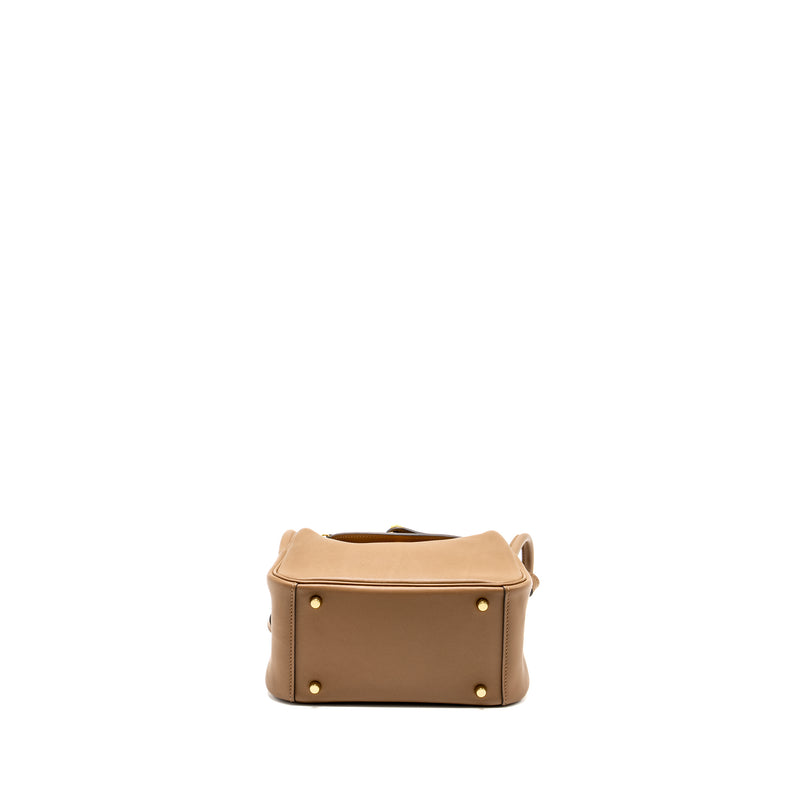 Hermes Mini Lindy Swift Alezan/Biscuit GHW Stamp Z