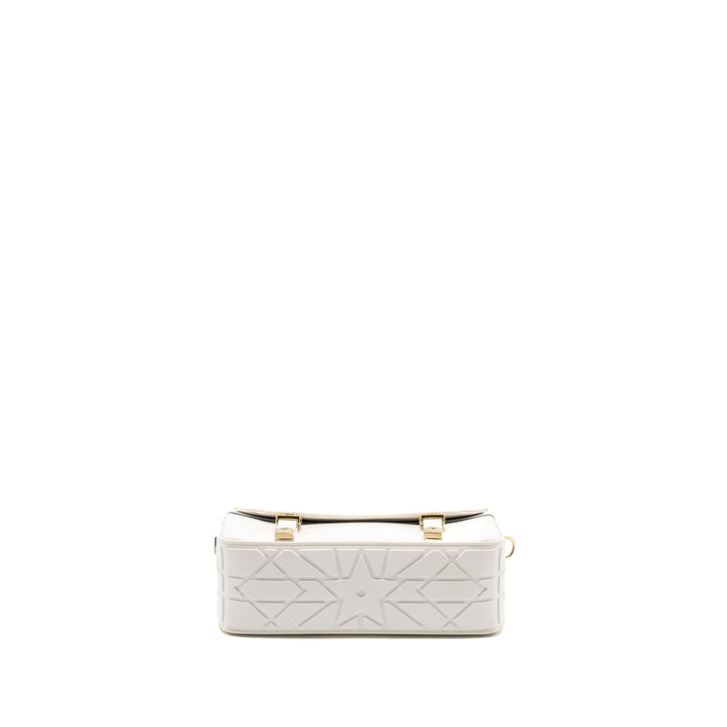 Dior Small Diorcamp Bag Calfskin White LGHW