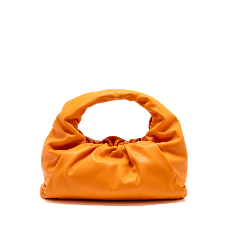 Bottega Veneta Shoulder Pouch Calfskin Orange GHW