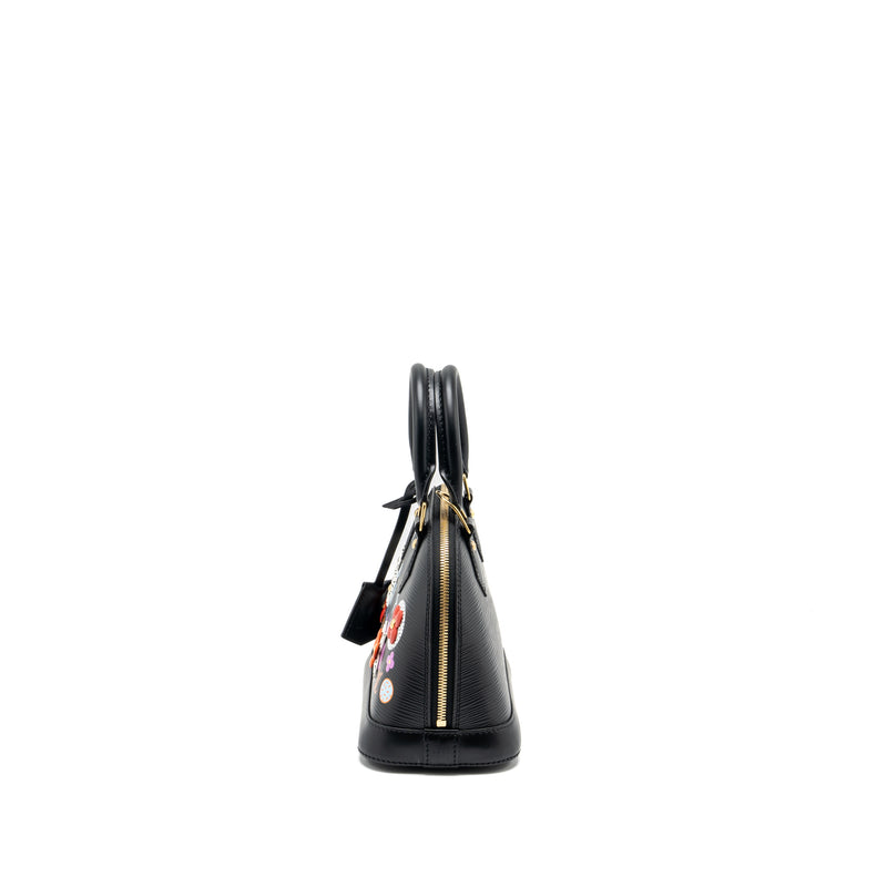 Louis Vuitton Alma BB Blooming Flowers Limited Edition EPI Black/Multicolour GHW