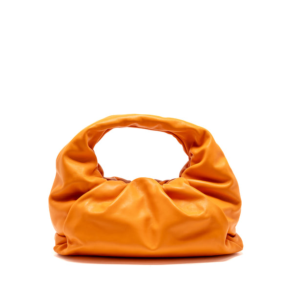 Bottega Veneta Shoulder Pouch Calfskin Orange GHW