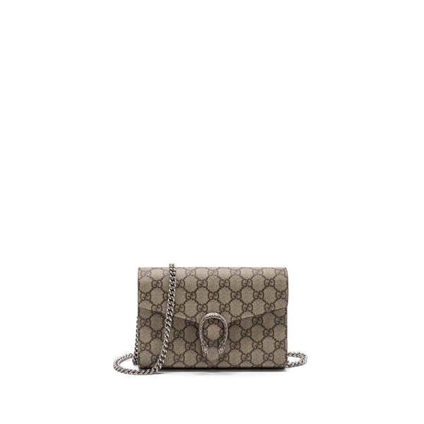 Gucci Dionysus Wallet On Chain GG Supreme Canvas SHW