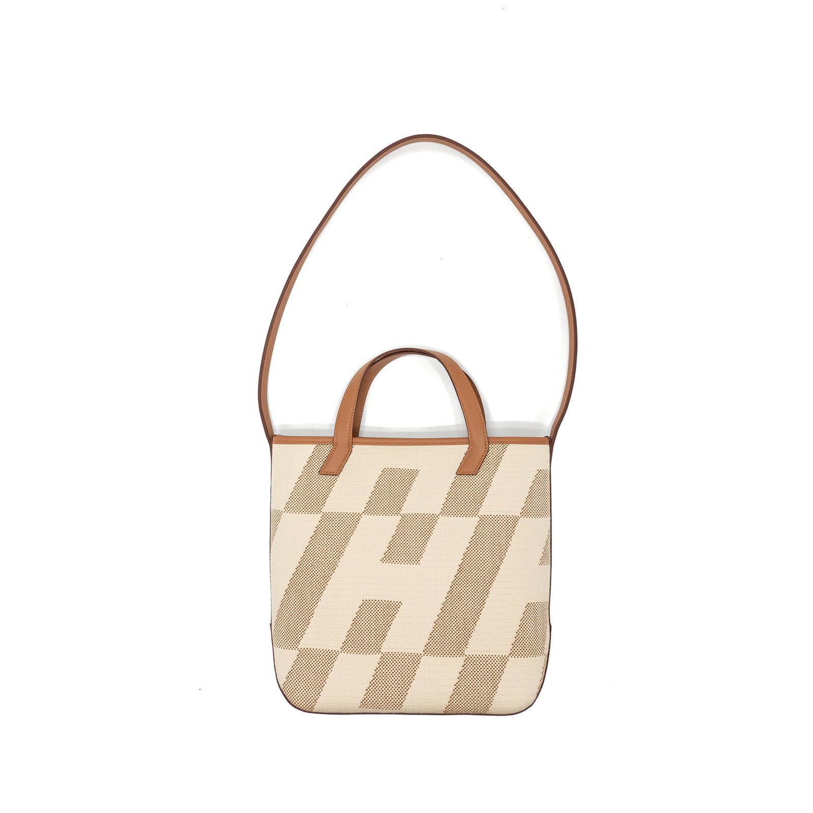 H en Biais柄が高級感を醸し出すHermes\tDavisベルベットキャップ Hermès Cabas H en Biais 40 Toile H / Swift Black / Ecru | SACLÀB