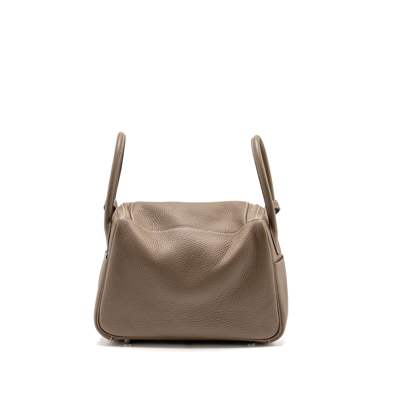 HERMES Lindy 26 Clemence Etoupe SHW Stamp U