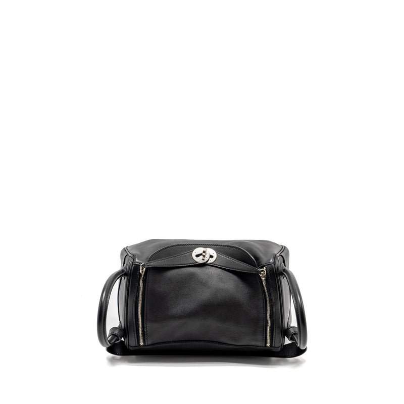 Hermes Lindy 26 Swift Black SHW Stamp X