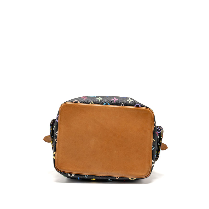 Louis Vuitton Petit Noe Black Multicolour Monogram Canvas GHW