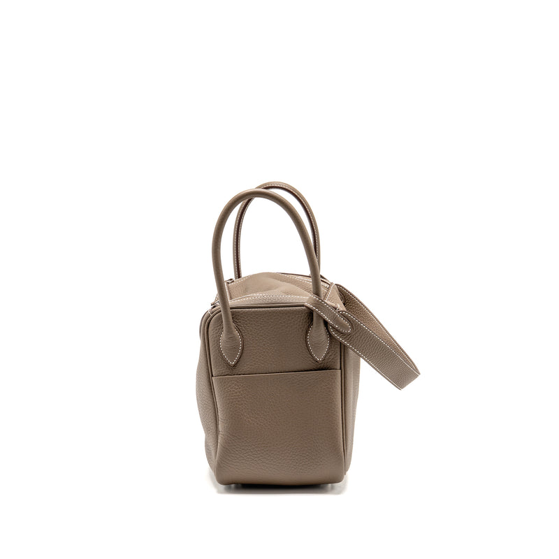 HERMES Lindy 26 Clemence Etoupe SHW Stamp U