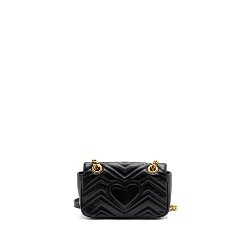 Gucci mini marmont bag calfskin black GHW