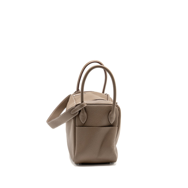 HERMES Lindy 26 Clemence Etoupe SHW Stamp U