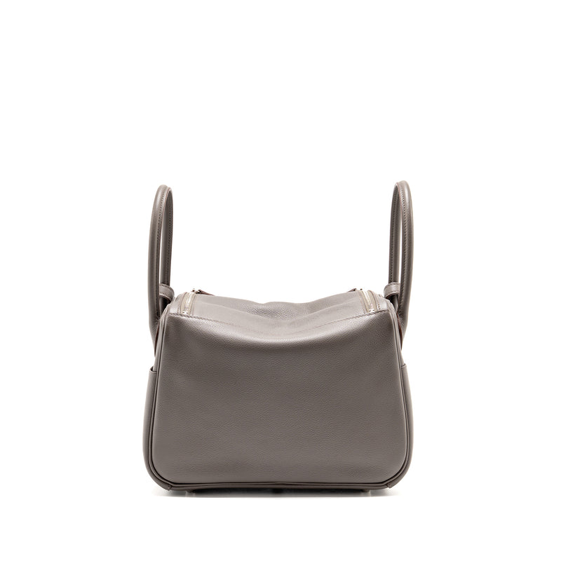 Hermes Lindy 26 Evercolor 8F Gris Etain SHW Stamp Z