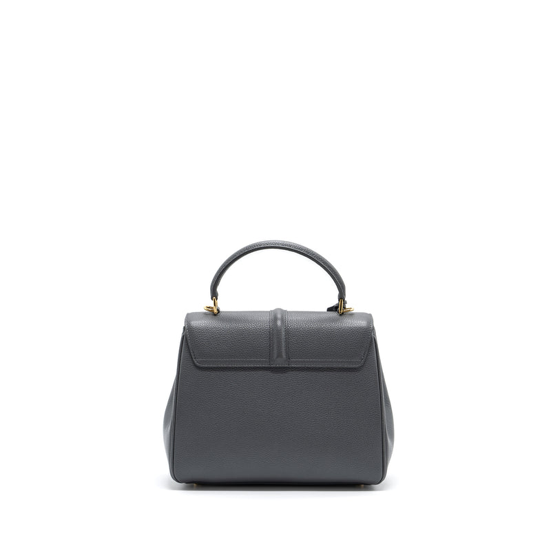 Celine Small 16 Bag Grained Calfskin Grey GHW
